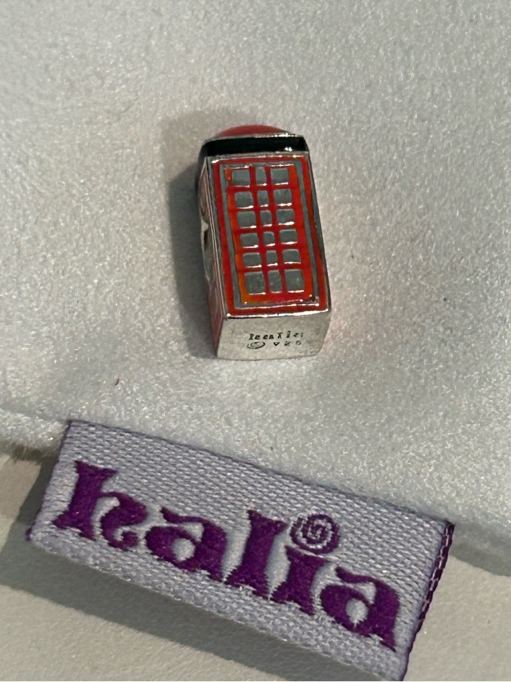 Pandora-style “London Calling” Charm - Sterling Silver